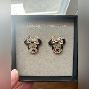 Disney X Baublebar Minnie Mouse earrings NIB
